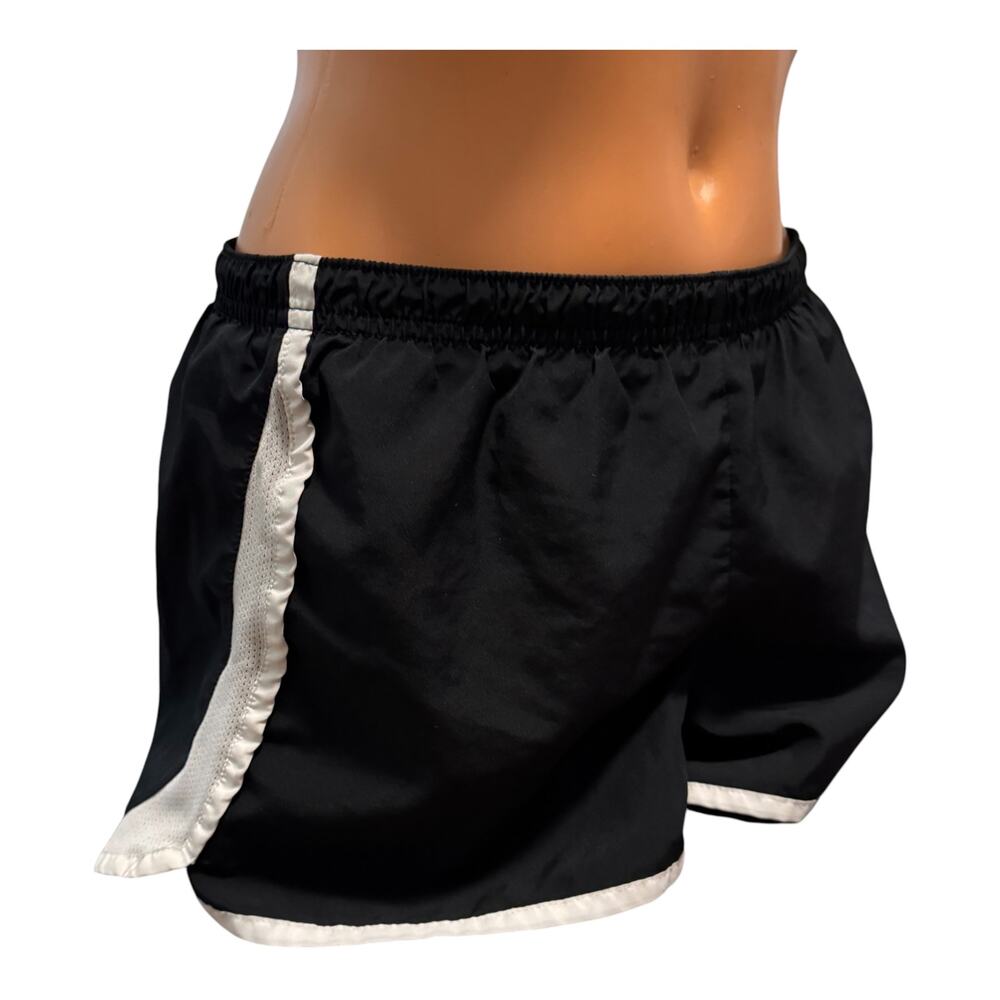 C9 by Champion Black Running Shorts White Trim Mesh Sides Girls XL 14-16 Liner
